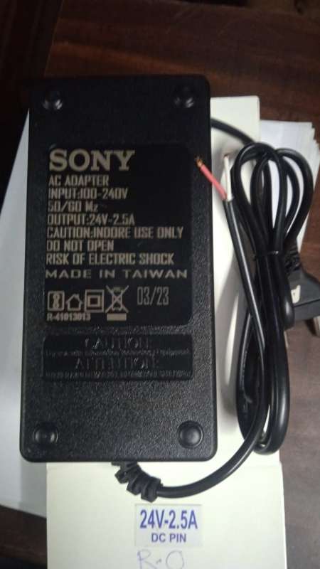 Sony Original 24 volt 2.5 Amp Charger adaptor