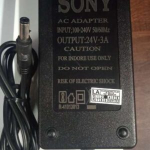 Sony Original 24 volt 3 Amp Charger Adaptor