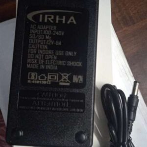 High Quality 12 Volt 5 Amp Charger Adaptor